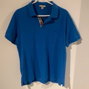 Burberry blue polo